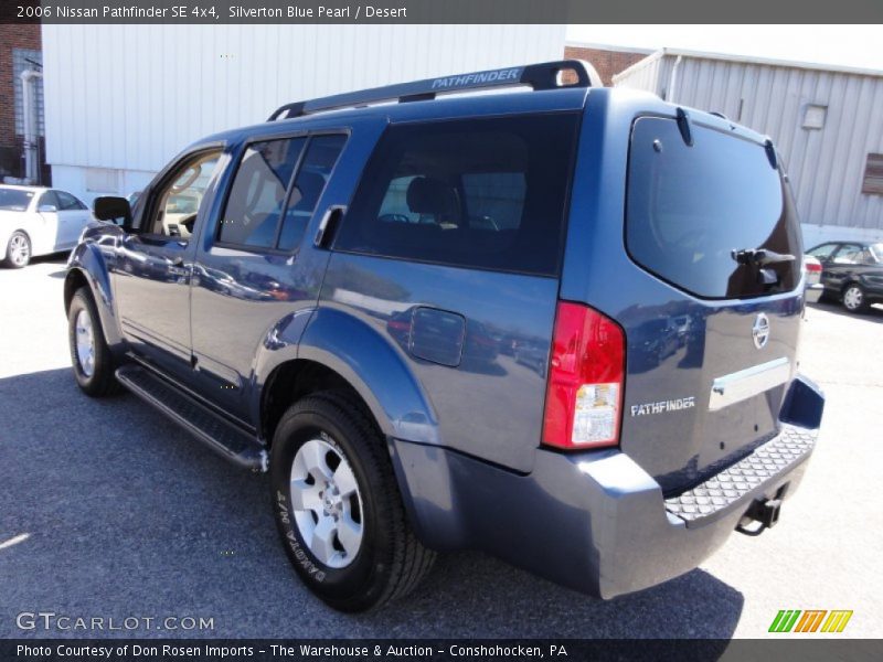 Silverton Blue Pearl / Desert 2006 Nissan Pathfinder SE 4x4