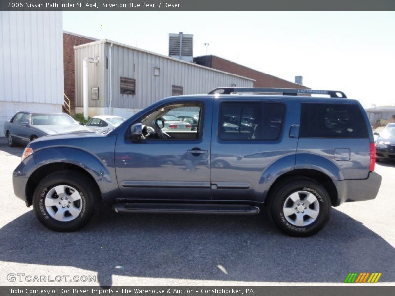 Silverton Blue Pearl / Desert 2006 Nissan Pathfinder SE 4x4