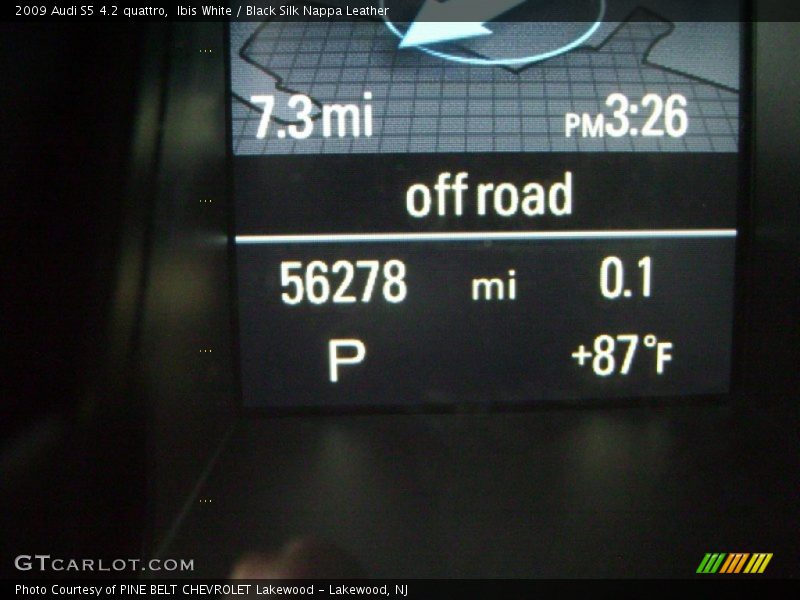 Ibis White / Black Silk Nappa Leather 2009 Audi S5 4.2 quattro