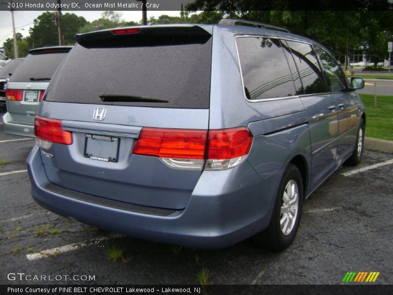 Ocean Mist Metallic / Gray 2010 Honda Odyssey EX