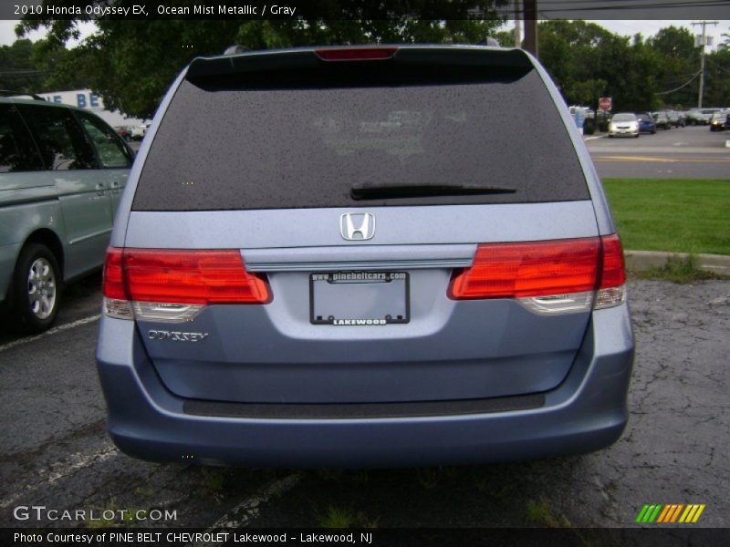 Ocean Mist Metallic / Gray 2010 Honda Odyssey EX