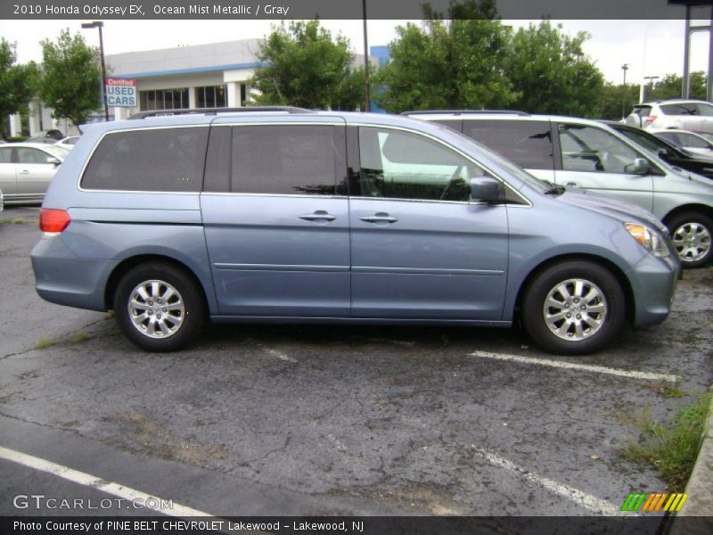 Ocean Mist Metallic / Gray 2010 Honda Odyssey EX