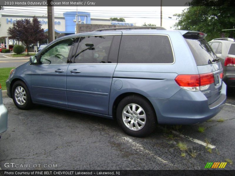 Ocean Mist Metallic / Gray 2010 Honda Odyssey EX
