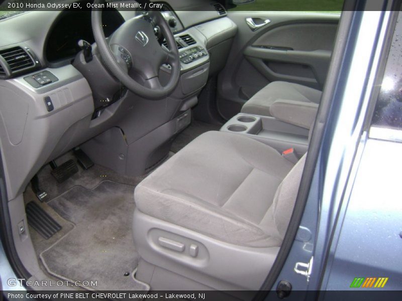 Ocean Mist Metallic / Gray 2010 Honda Odyssey EX