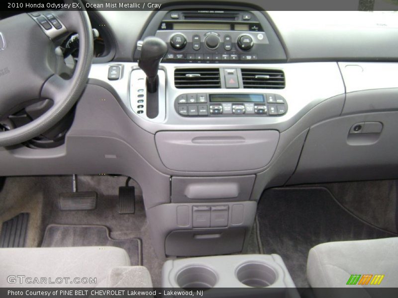 Ocean Mist Metallic / Gray 2010 Honda Odyssey EX