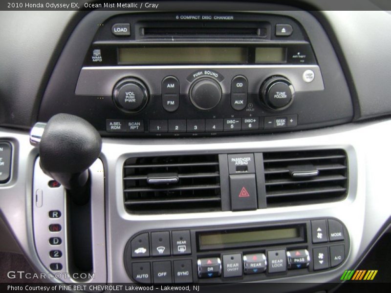 Ocean Mist Metallic / Gray 2010 Honda Odyssey EX