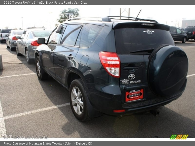 Black Forest Pearl / Ash Gray 2010 Toyota RAV4 V6 4WD