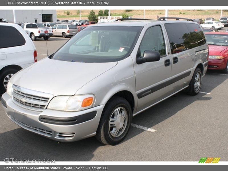 Silverstone Metallic / Medium Gray 2004 Chevrolet Venture LS