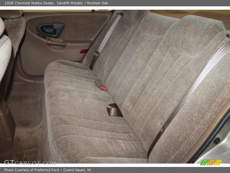 Rear Seat of 1998 Malibu Sedan