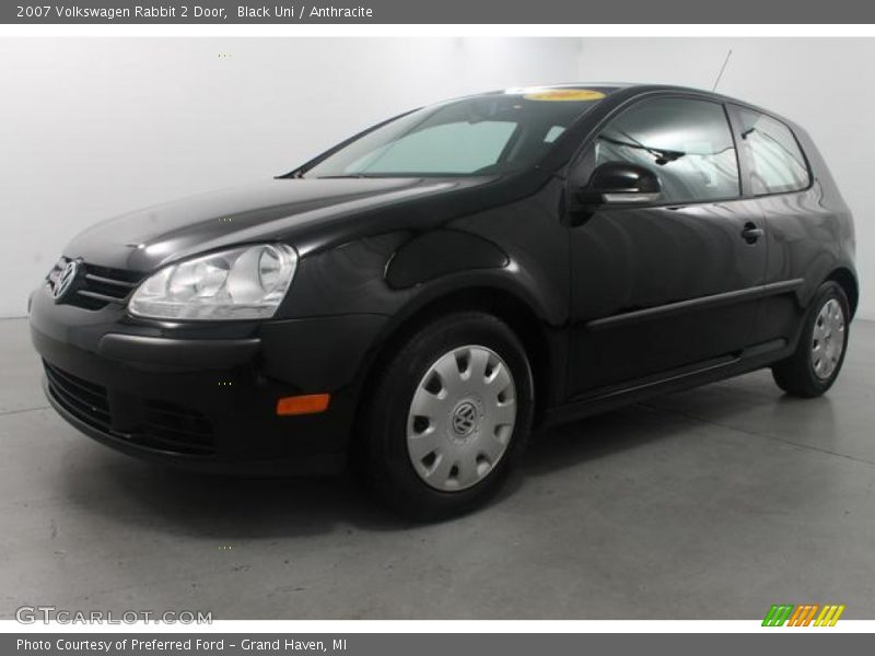 Black Uni / Anthracite 2007 Volkswagen Rabbit 2 Door