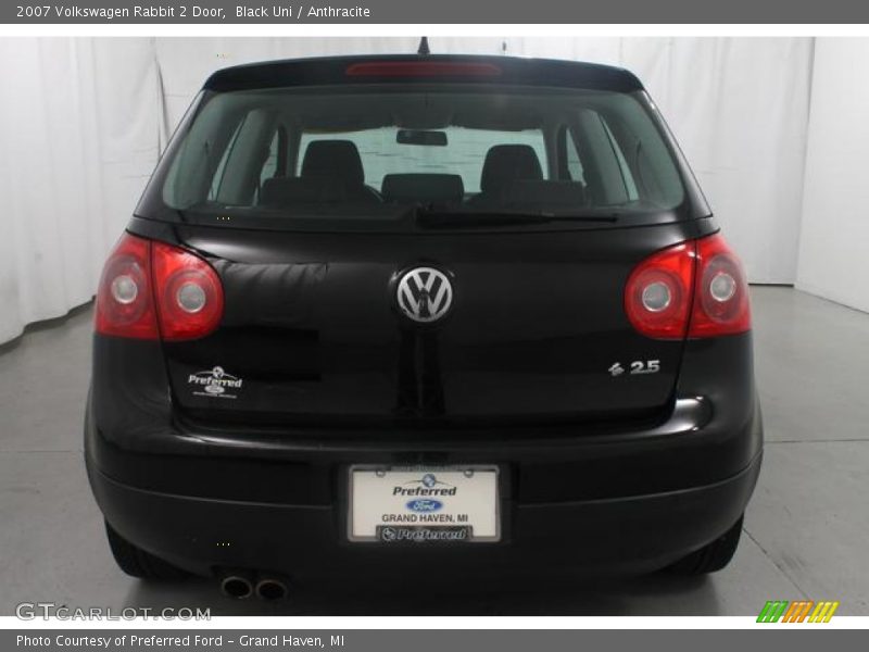 Black Uni / Anthracite 2007 Volkswagen Rabbit 2 Door