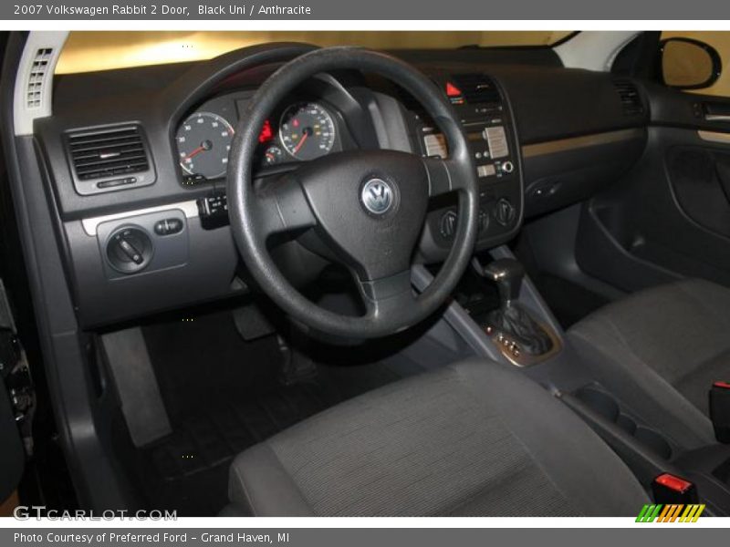 Black Uni / Anthracite 2007 Volkswagen Rabbit 2 Door