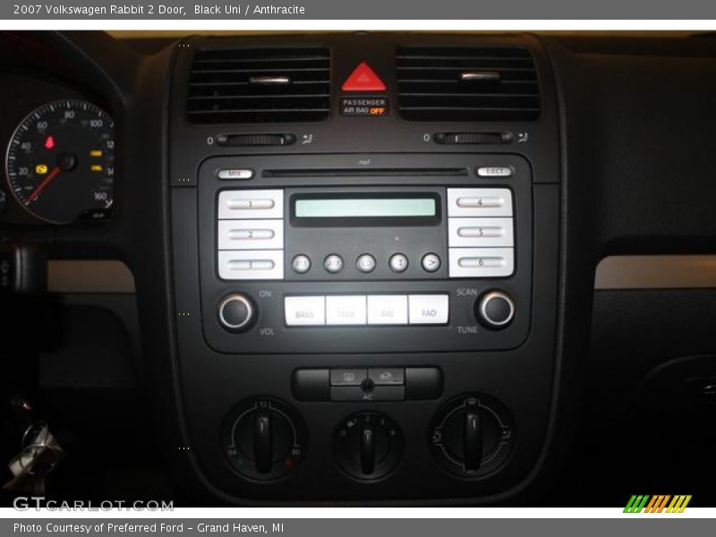 Black Uni / Anthracite 2007 Volkswagen Rabbit 2 Door
