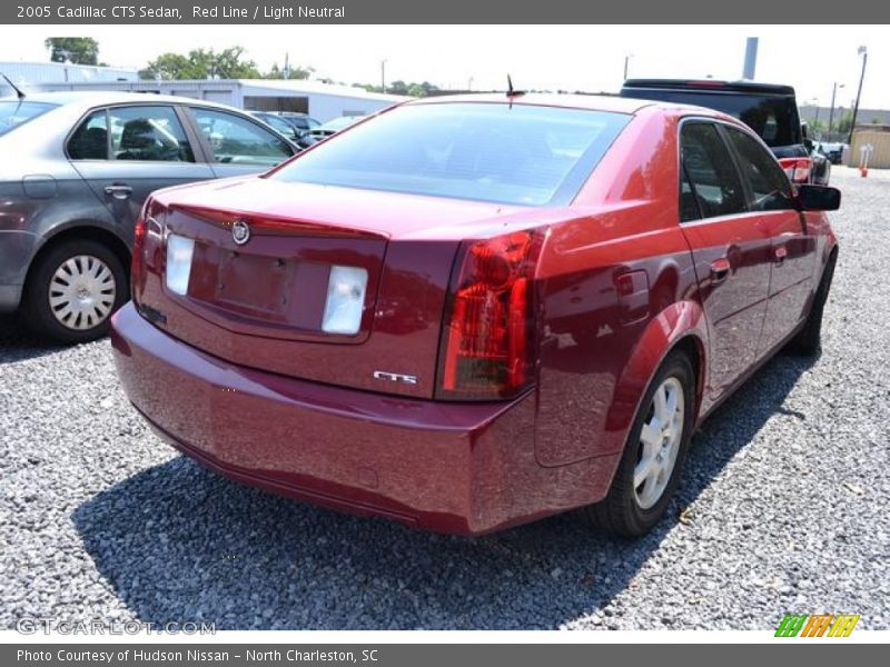 Red Line / Light Neutral 2005 Cadillac CTS Sedan