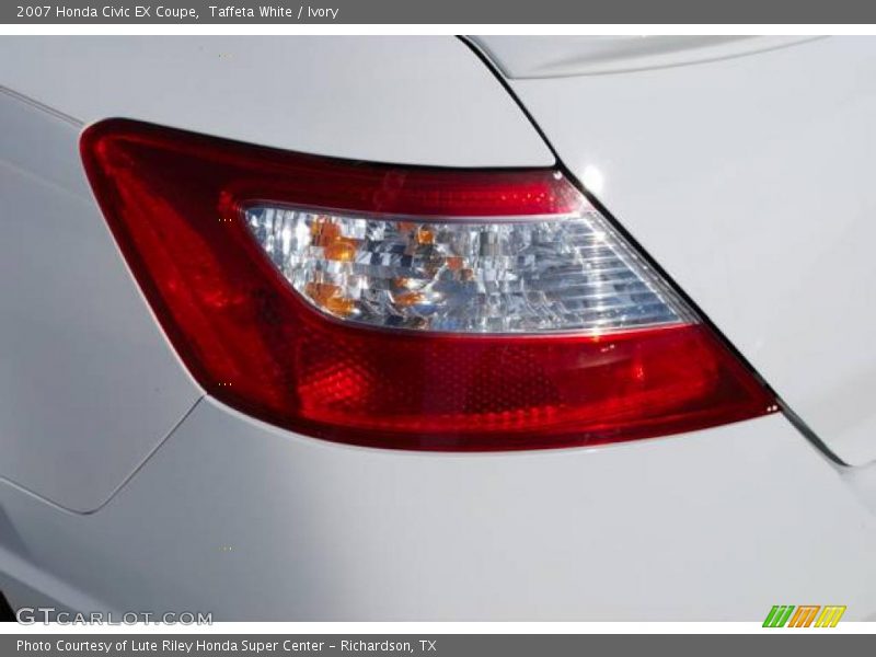 Taffeta White / Ivory 2007 Honda Civic EX Coupe