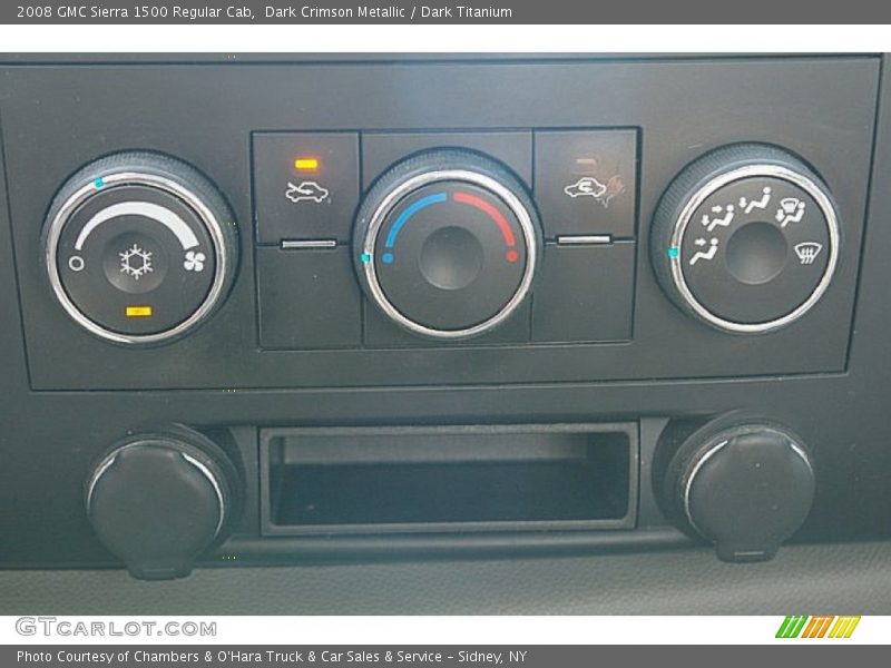 Dark Crimson Metallic / Dark Titanium 2008 GMC Sierra 1500 Regular Cab