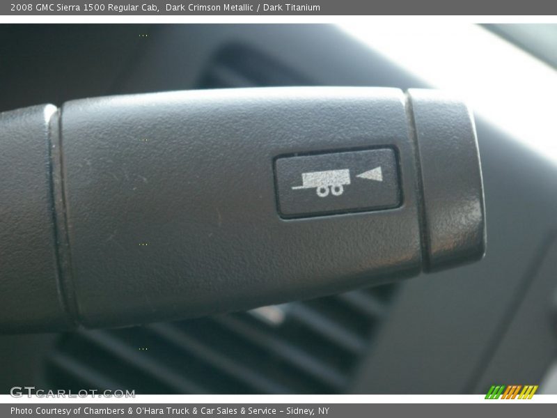 Dark Crimson Metallic / Dark Titanium 2008 GMC Sierra 1500 Regular Cab