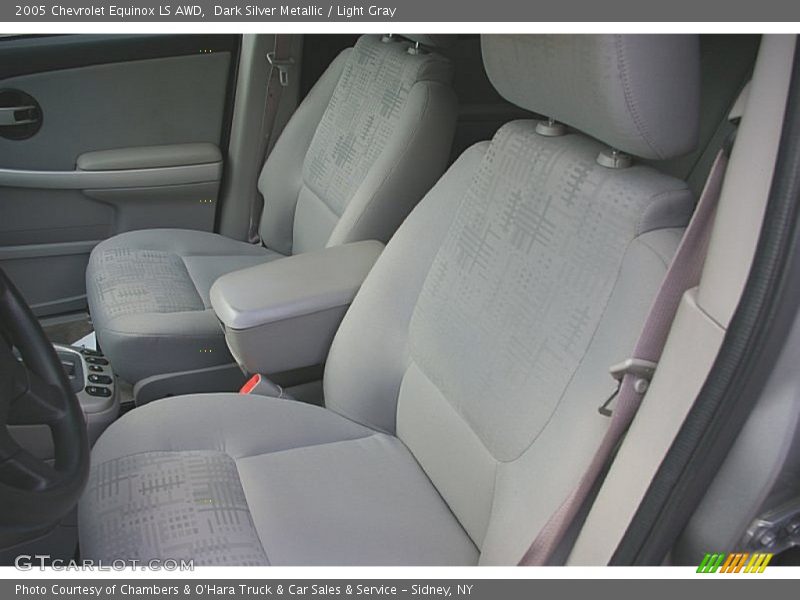Dark Silver Metallic / Light Gray 2005 Chevrolet Equinox LS AWD