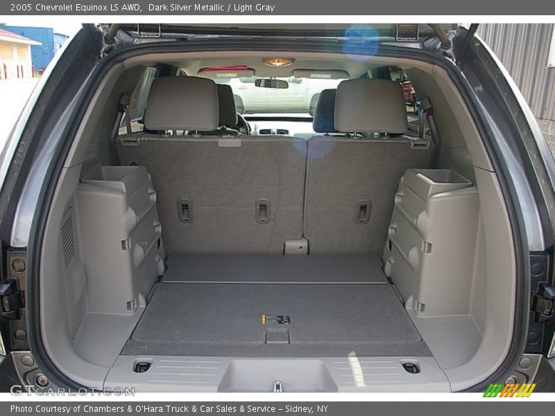 Dark Silver Metallic / Light Gray 2005 Chevrolet Equinox LS AWD