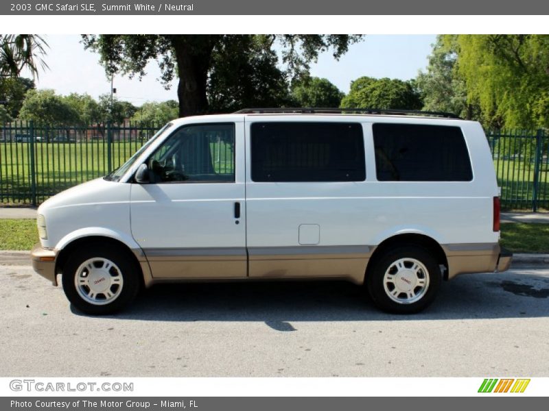 Summit White / Neutral 2003 GMC Safari SLE