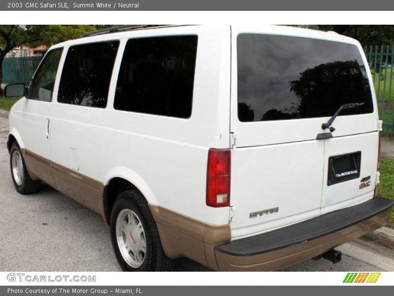 Summit White / Neutral 2003 GMC Safari SLE