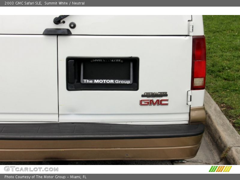 Summit White / Neutral 2003 GMC Safari SLE