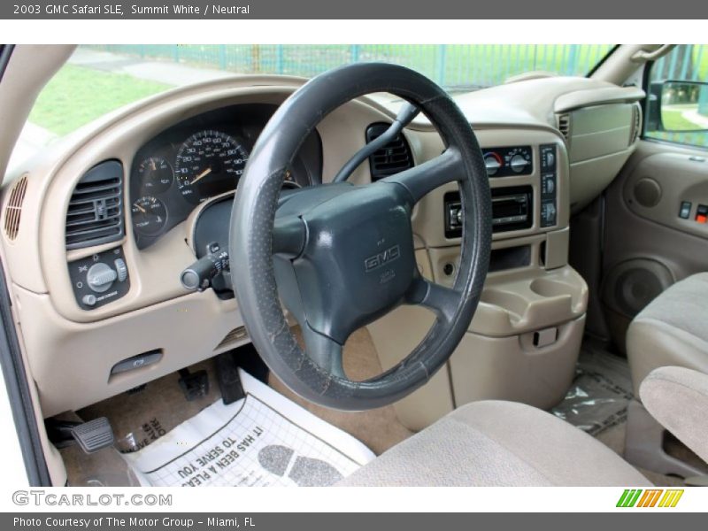 Summit White / Neutral 2003 GMC Safari SLE