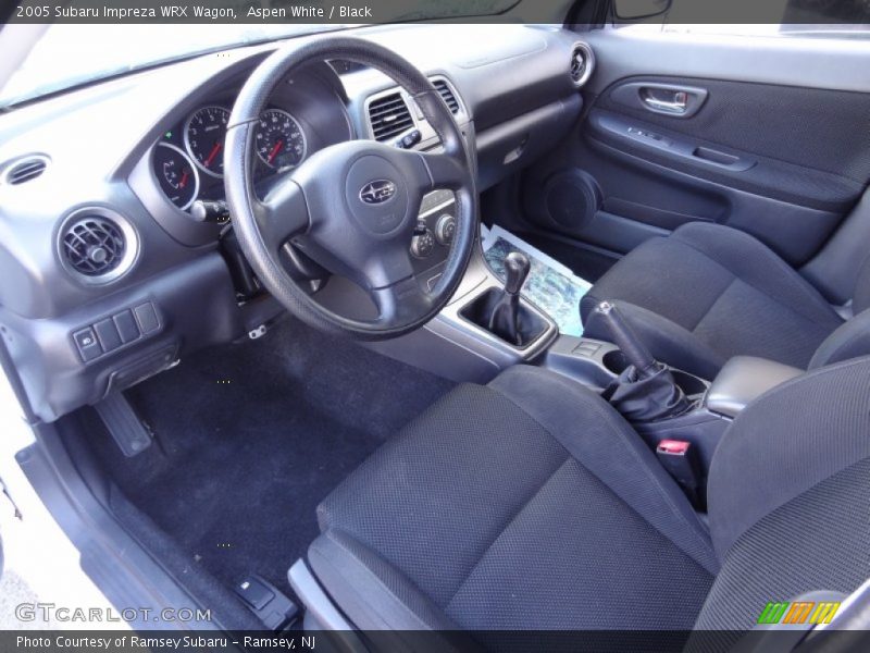 Black Interior - 2005 Impreza WRX Wagon 