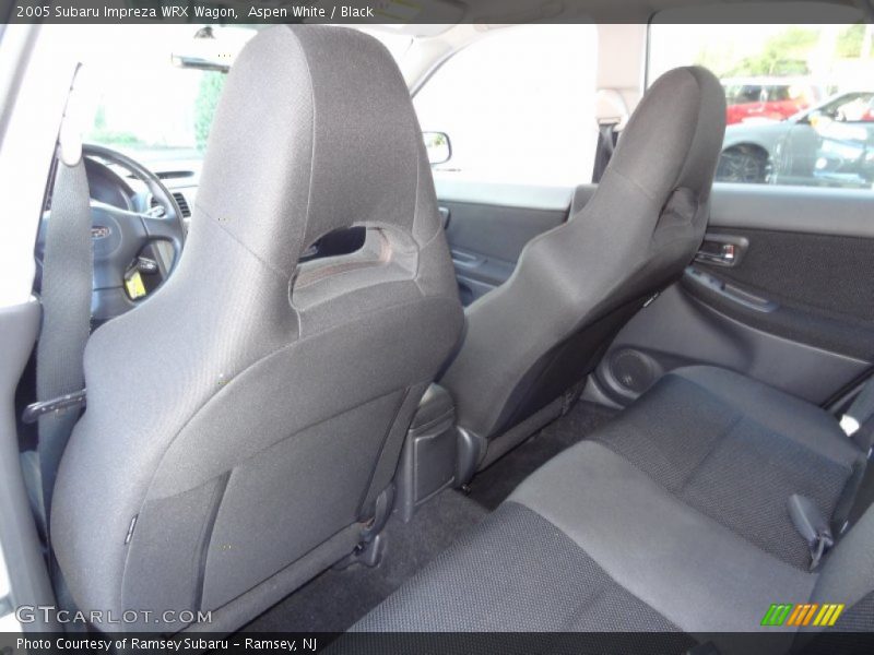 Aspen White / Black 2005 Subaru Impreza WRX Wagon