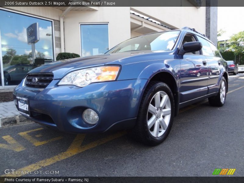 Atlantic Blue Pearl / Taupe 2006 Subaru Outback 2.5i Wagon