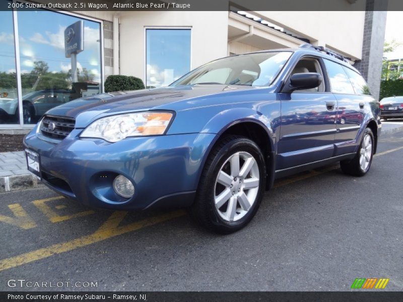 Atlantic Blue Pearl / Taupe 2006 Subaru Outback 2.5i Wagon