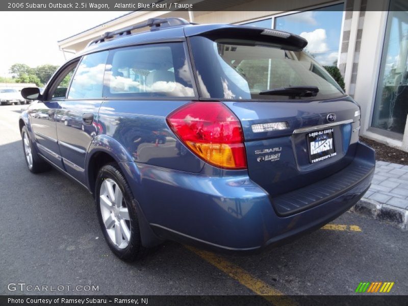 Atlantic Blue Pearl / Taupe 2006 Subaru Outback 2.5i Wagon
