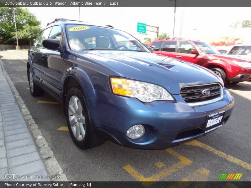 Atlantic Blue Pearl / Taupe 2006 Subaru Outback 2.5i Wagon