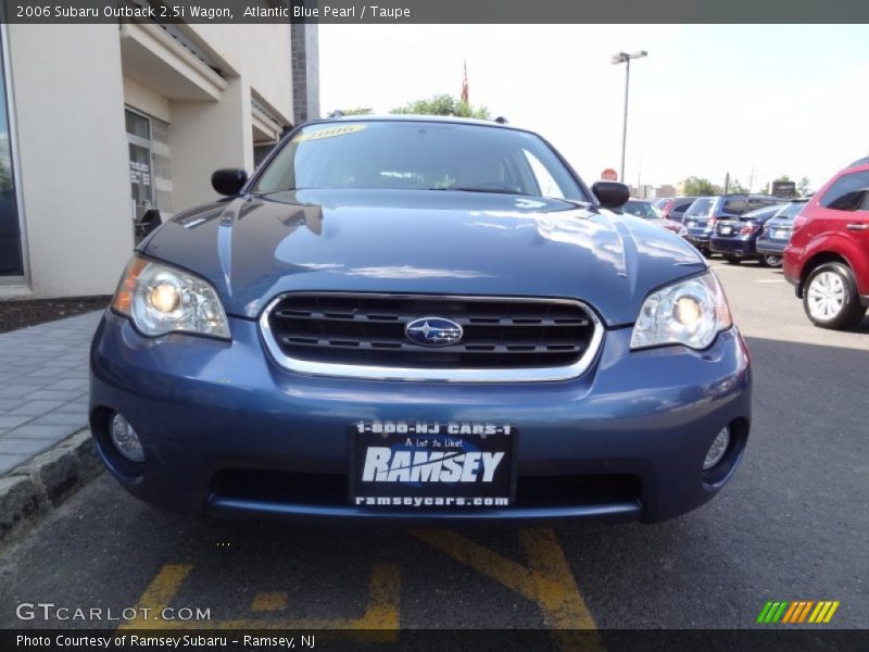 Atlantic Blue Pearl / Taupe 2006 Subaru Outback 2.5i Wagon