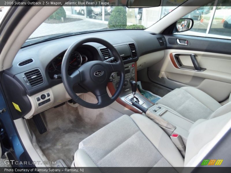 Atlantic Blue Pearl / Taupe 2006 Subaru Outback 2.5i Wagon