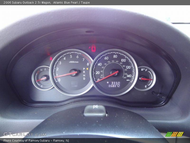 Atlantic Blue Pearl / Taupe 2006 Subaru Outback 2.5i Wagon