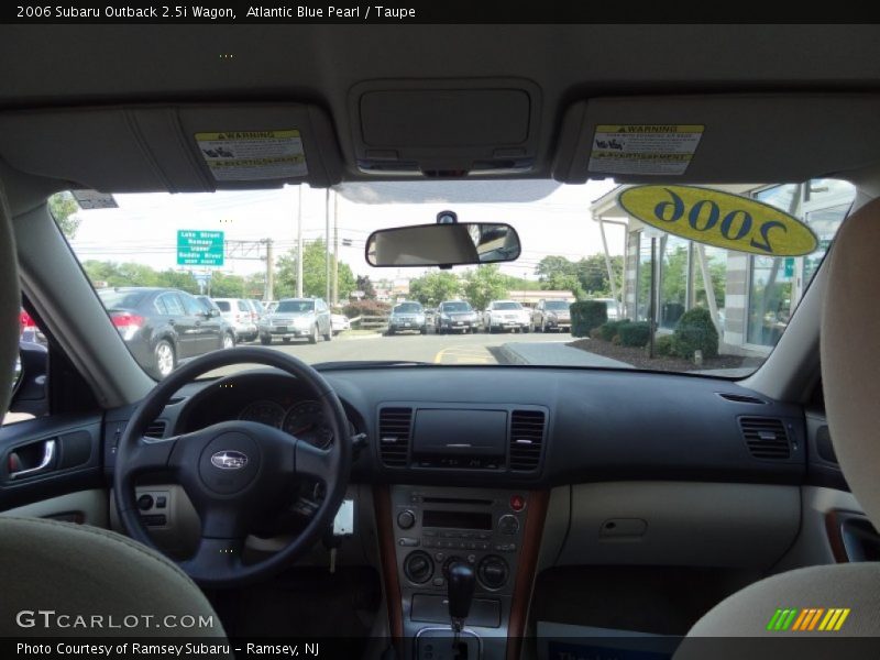 Atlantic Blue Pearl / Taupe 2006 Subaru Outback 2.5i Wagon