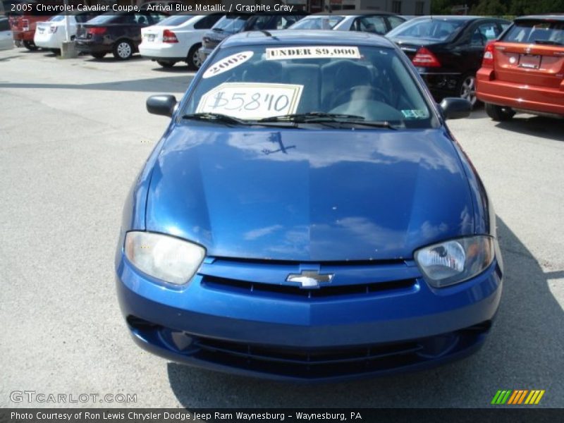 Arrival Blue Metallic / Graphite Gray 2005 Chevrolet Cavalier Coupe