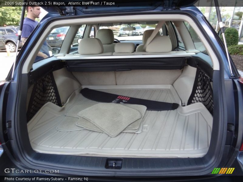 Atlantic Blue Pearl / Taupe 2006 Subaru Outback 2.5i Wagon