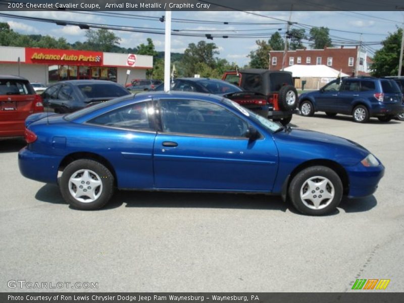 Arrival Blue Metallic / Graphite Gray 2005 Chevrolet Cavalier Coupe