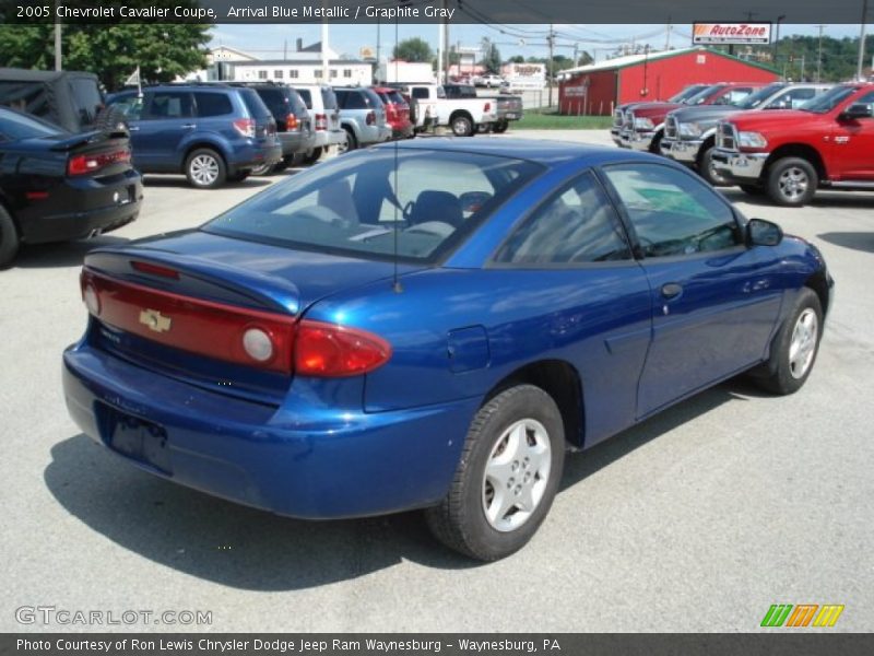 Arrival Blue Metallic / Graphite Gray 2005 Chevrolet Cavalier Coupe