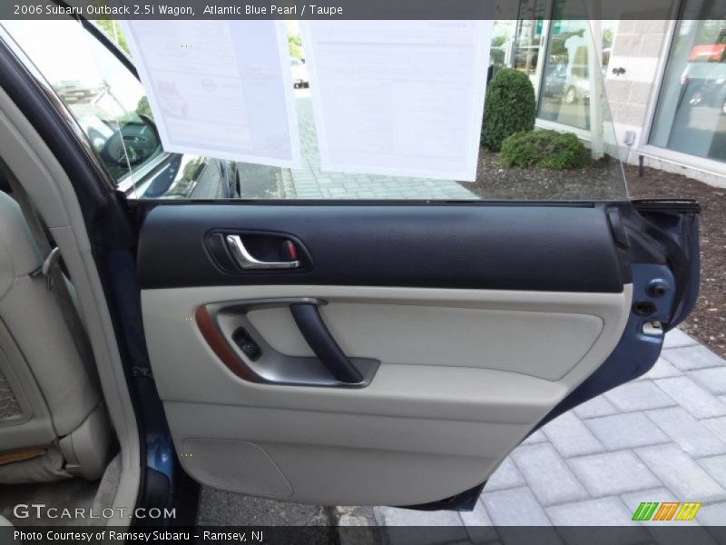 Atlantic Blue Pearl / Taupe 2006 Subaru Outback 2.5i Wagon