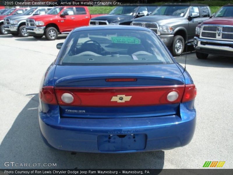 Arrival Blue Metallic / Graphite Gray 2005 Chevrolet Cavalier Coupe