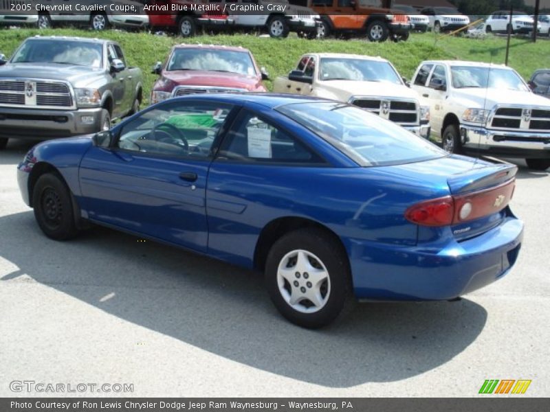 Arrival Blue Metallic / Graphite Gray 2005 Chevrolet Cavalier Coupe