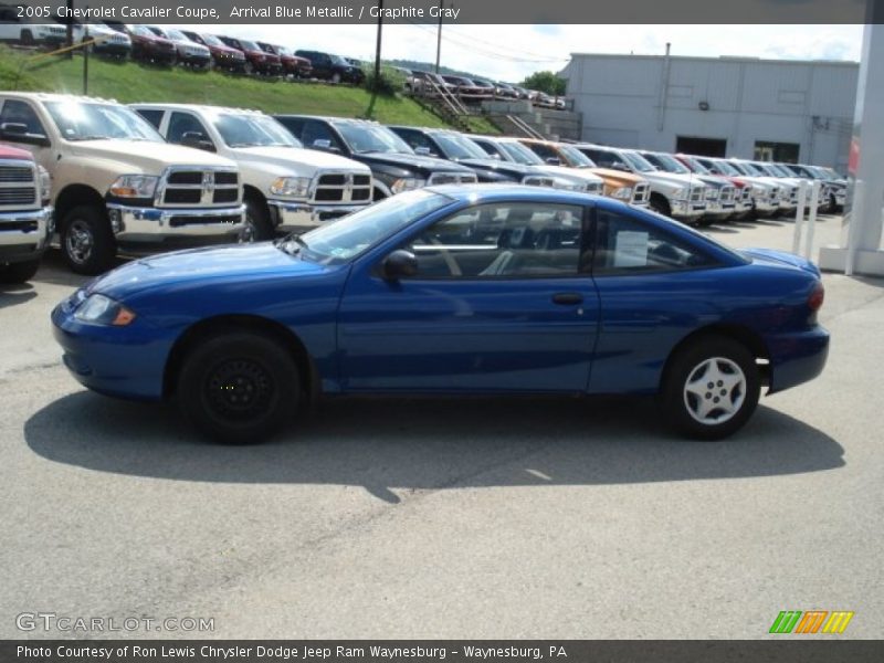 Arrival Blue Metallic / Graphite Gray 2005 Chevrolet Cavalier Coupe