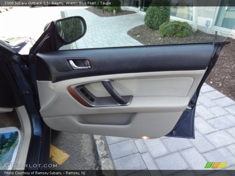 Atlantic Blue Pearl / Taupe 2006 Subaru Outback 2.5i Wagon
