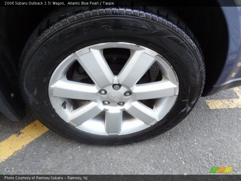 Atlantic Blue Pearl / Taupe 2006 Subaru Outback 2.5i Wagon