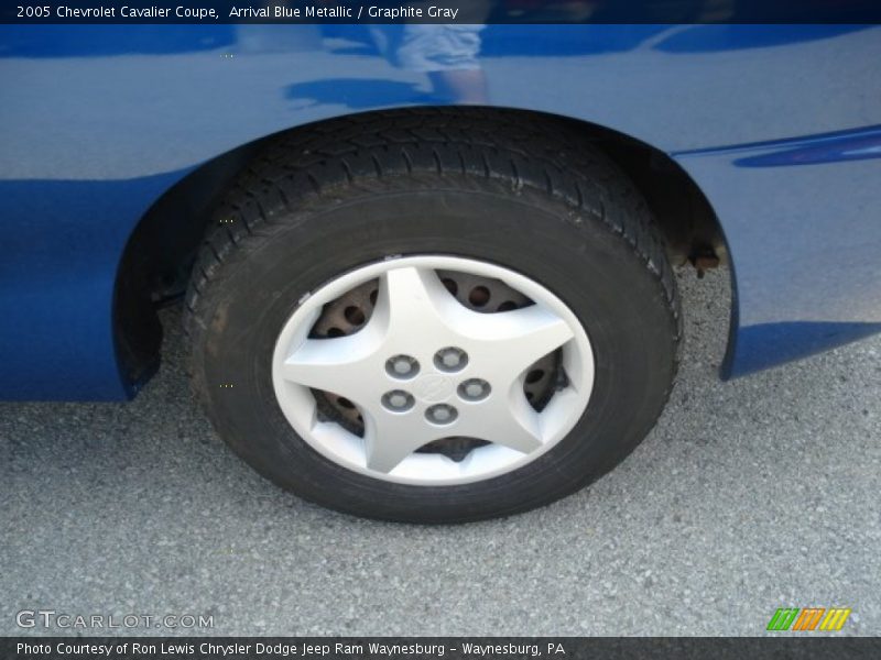 Arrival Blue Metallic / Graphite Gray 2005 Chevrolet Cavalier Coupe