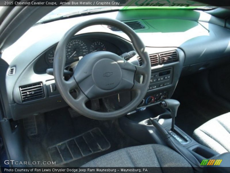 Arrival Blue Metallic / Graphite Gray 2005 Chevrolet Cavalier Coupe