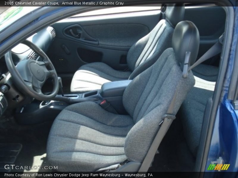 Arrival Blue Metallic / Graphite Gray 2005 Chevrolet Cavalier Coupe